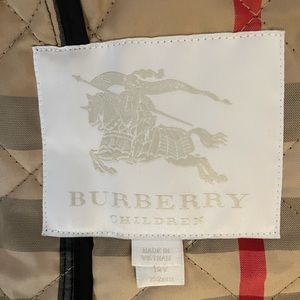 Burberry jacket 12Y